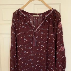 Ulla Johnson Embroidered Lida Floral Silk Blouse